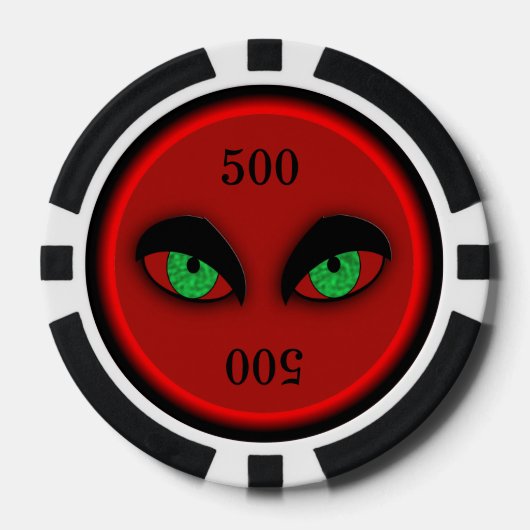 Vampire Eyes Pokerchips (Voorkant)