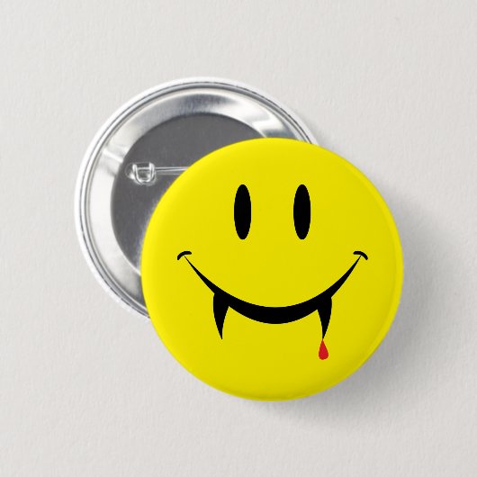 Vampire Face Ronde Button 5,7 Cm (Voorkant /achterkant)