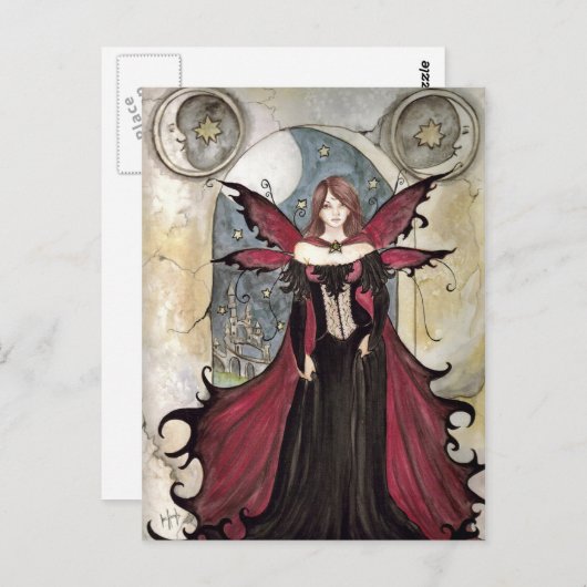 Vampire Fairy Briefkaart (Voorkant / Achterkant)