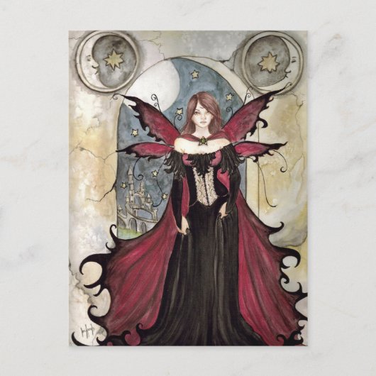 Vampire Fairy Briefkaart (Voorkant)