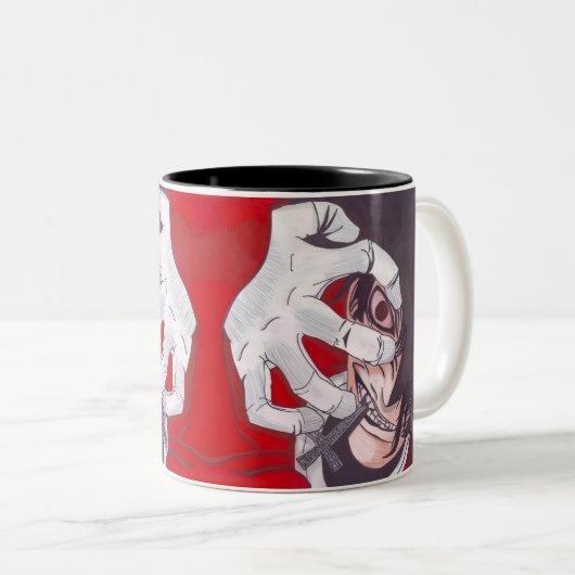 Vampire Fan Mug Tweekleurige Koffiemok (Voorkant rechts)