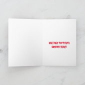 VAMPIRE FANGS CUSTOM HAPPY HALLOWEEN KAART (Binnen)