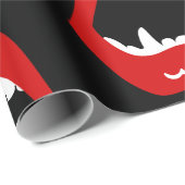 Vampire Fangs Spooky eng monster Cadeaupapier (Rol Hoek)