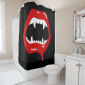Vampire Fangs Spooky eng monster Douchegordijn (In situ)