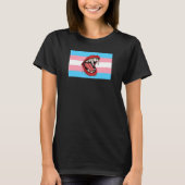 Vampire Fangs Teeth Transgender Pride Flag Hwe T-shirt (Voorkant)