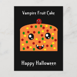 Vampire Fruit Cake "Happy Halloween" Briefkaart