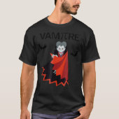 Vampire Funny Halloween Wiskunde T-shirt (Voorkant)