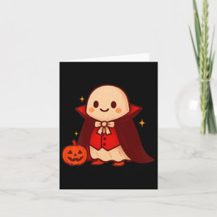 Vampire Ghost Shirt Schattige Dracula Halloween Po Kaart