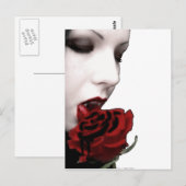 VAMPIRE GIRL BRIEFKAART (Voorkant / Achterkant)