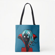Vampire Girl Cartoon Whimsigoth Funny Gothic
