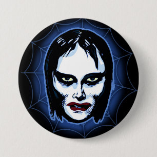 Vampire Girl (gruwel) Ronde Button 7,6 Cm