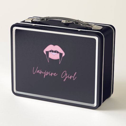 Vampire Girl Lunch Box | Make-up opbergdoos (Achterkant)
