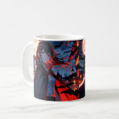 Vampire Girl Mok - Anime Halloween Coffee Mok (Voorkant links)