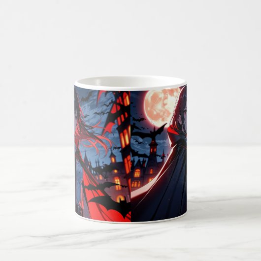 Vampire Girl Mok - Anime Halloween Coffee Mok (Center)