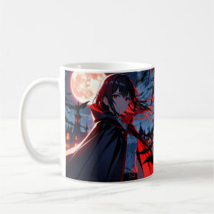 Vampire Girl Mok - Anime Halloween Coffee Mok