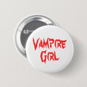 Vampire Girl Ronde Button 5,7 Cm (Voorkant /achterkant)