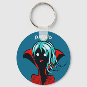 Vampire Girl - Schattigee Gothic Karakternaam Sleutelhanger