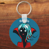 Vampire Girl - Schattigee Gothic Karakternaam Sleutelhanger (Voorkant)