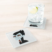 VAMPIRE GLAZEN ONDERZETTER (Schuin)