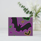 Vampire Glow Vleermuizen Briefkaart (Staand voorkant)