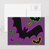 Vampire Glow Vleermuizen Briefkaart (Voorkant / Achterkant)