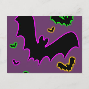 Vampire Glow Vleermuizen Briefkaart