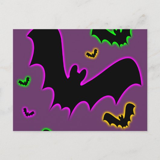 Vampire Glow Vleermuizen Briefkaart (Voorkant)