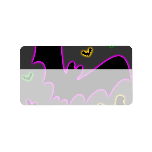 Vampire Glow Vleermuizen Etiket (Voorkant)