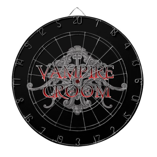 Vampire Groom Dartbord (Voorkant)