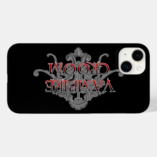 Vampire Groom iPhone 12 Hoesje (Achterkant (horizontaal))