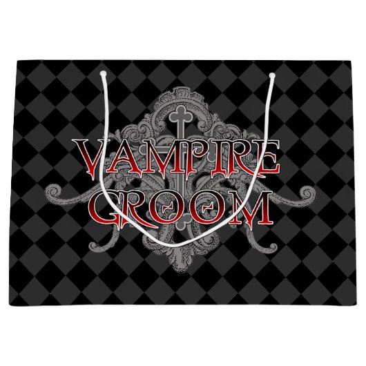 Vampire Groom Large Cadeautasje (Voorkant)
