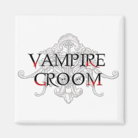 Vampire Groom Magnet (Voorkant)