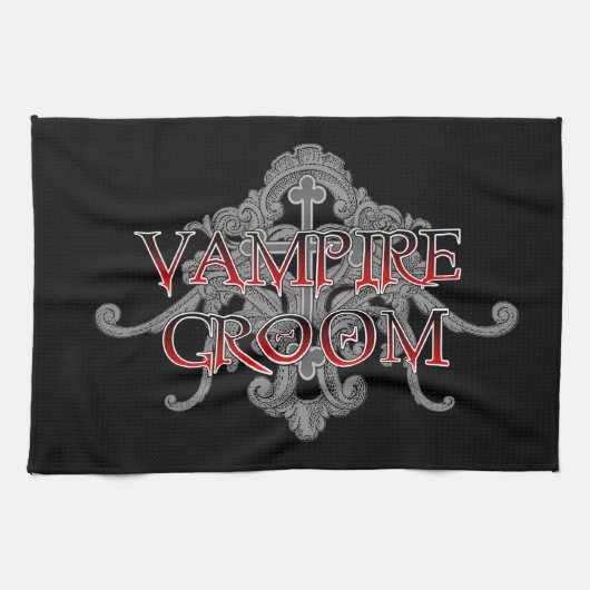 Vampire Groom Theedoek (Horizontaal)