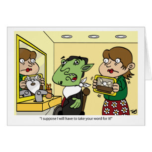 Vampire haircut-kaart