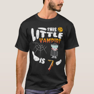 Vampire Halloween 7th Halloween Birthday Boy Girl T-shirt