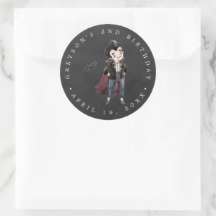 Vampire Halloween-feestcadeau Ronde Sticker