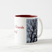 Vampire Halloween Humor Tweekleurige Koffiemok (Voorkant rechts)