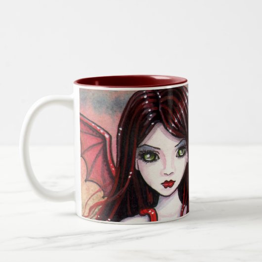 Vampire Halloween Mok door Molly Harrison (Links)