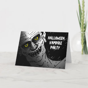 Vampire Halloween Party Invitation