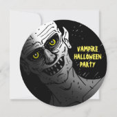 Vampire Halloween Party Invitation Kaart (Voorkant)
