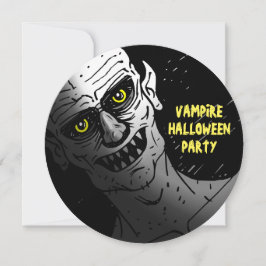 Vampire Halloween Party Invitation Kaart