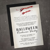 Vampire Halloween Party Kaart