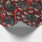 Vampire Halloween Patroon Cadeaupapier (Hoek)
