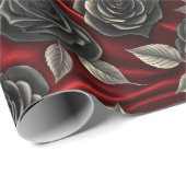 Vampire Halloween Patroon Cadeaupapier (Rol Hoek)