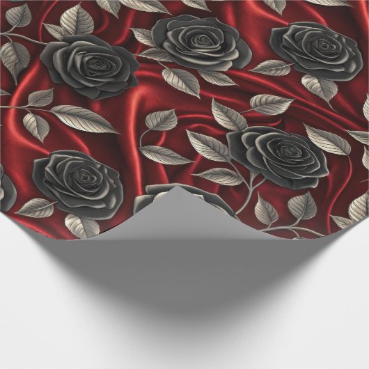 Vampire Halloween Pattern Cadeaupapier (Hoek)