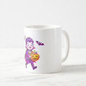 Vampire Halloween Snoep Bewaarder Koffiemok (Voorkant rechts)
