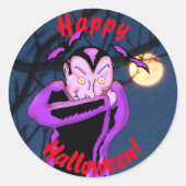 Vampire Halloween Stickers (Voorkant)