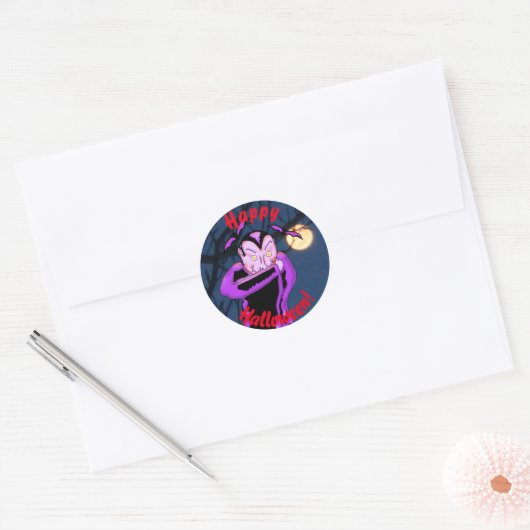 Vampire Halloween Stickers (Envelop)
