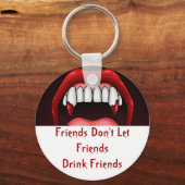 Vampire Halloween Teeth Sleutelhanger (Voorkant)