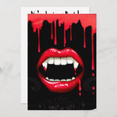 Vampire Halloween-uitvindingen Kaart (Voorkant / Achterkant)